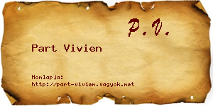 Part Vivien névjegykártya